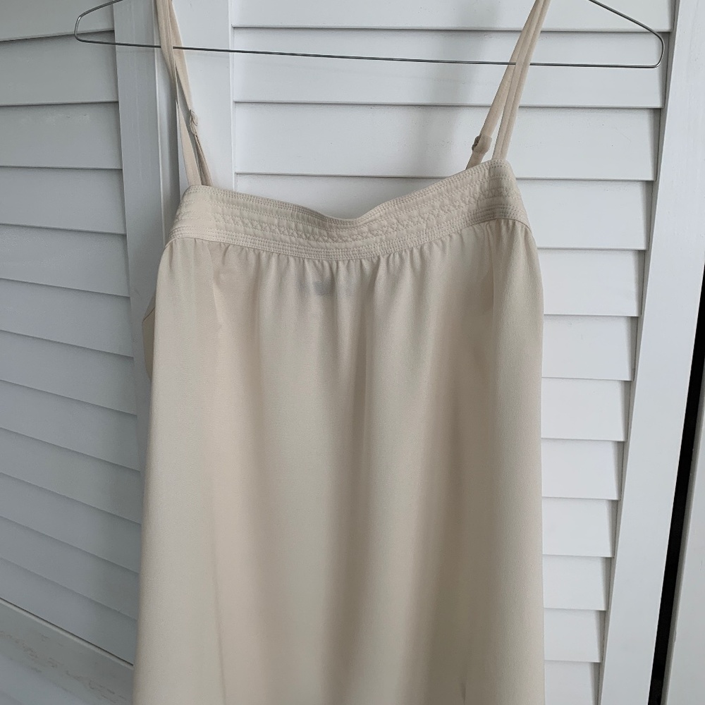 Vince Embroidered Silk Cami